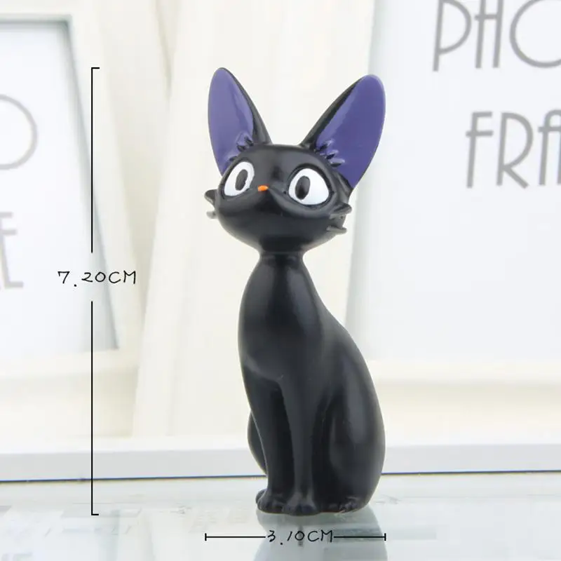 Diy Cute Cartoon Black Cats Kawaii Cat Desktop Decor Fairy Garden Miniatures Japanese Anime Figurine Resin Garden Home Decor