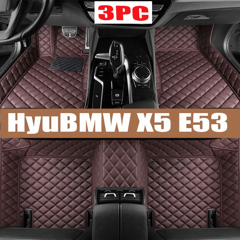 

Car floor&Trunk mats for BMW X5 E53 2004 2005 2006 2007 Custom auto foot Pads automobile carpet cover interior accessories