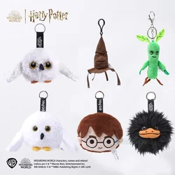 12cm harry potter pelúcia pendurado bolsas hedwig dos desenhos animados ramo periférico chapéu pingente animais fantásticos onde você chaveiro