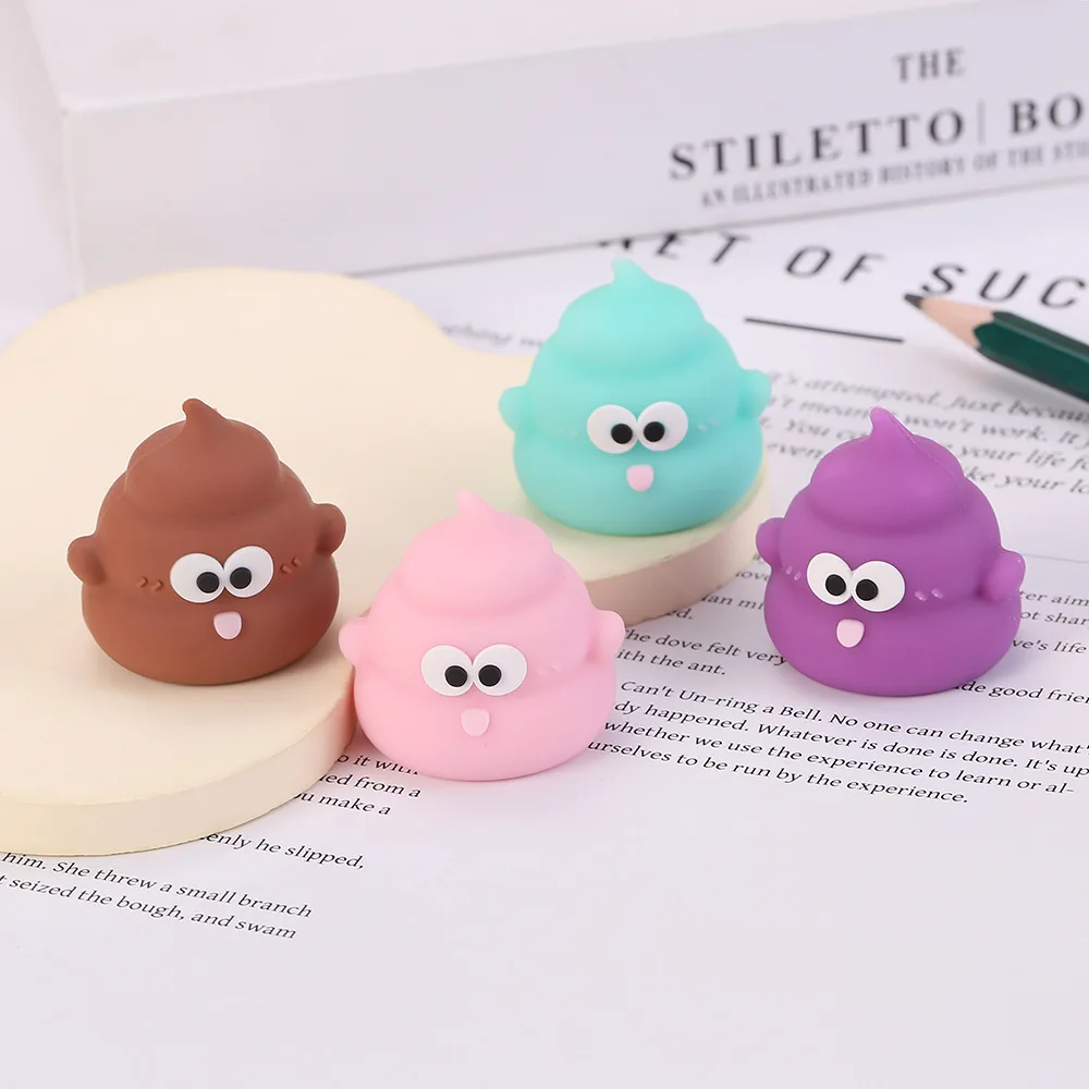 1pcs Creative Mini Cute Poop Pencil Sharpener for Elementary School Students Convenient Pencil Sharpener Children's Reward Gift