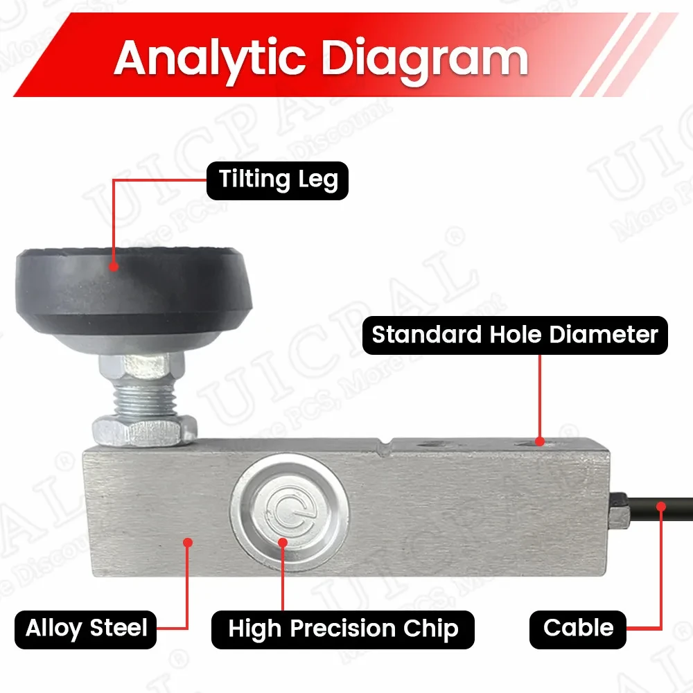 YZC-320C Pressure Load Cells Weighing Sensors Electronic Scale Pound Accessories Small Weighbridge 500KG 1T 2T 3T 5T Foot Pad