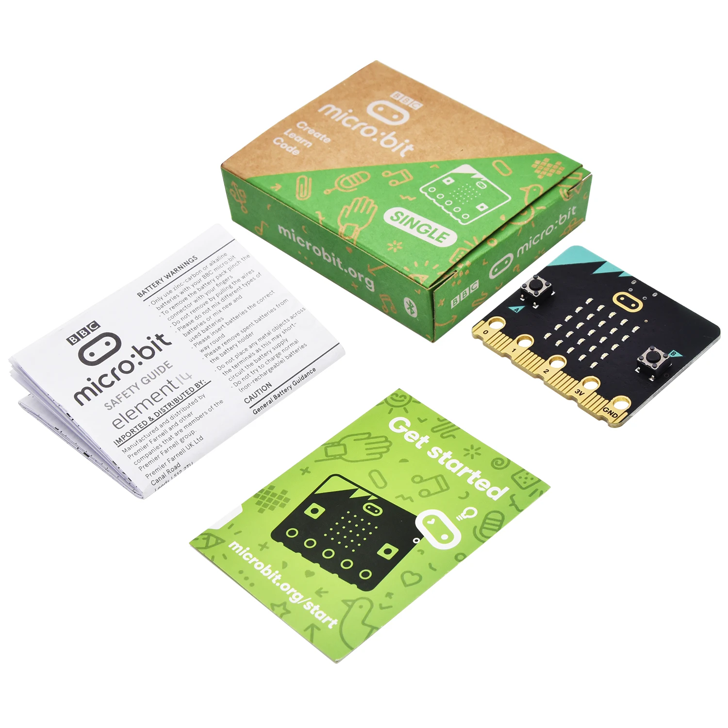 keyestudio Basic/Beginner Micro Bit V2 Starter Kit For BBC Micro:Bit Kit DIY Projects STEM Education Programming Kit For Kids