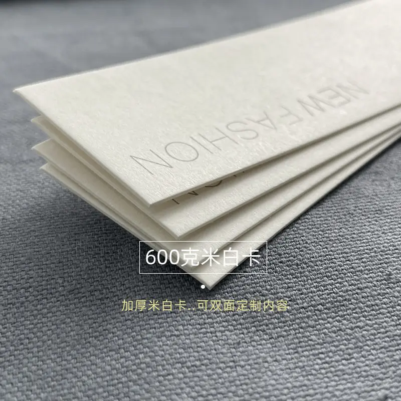 100 sets of universal stock semi transparent special paper high-end hanging clothes and women\'s clothing labels