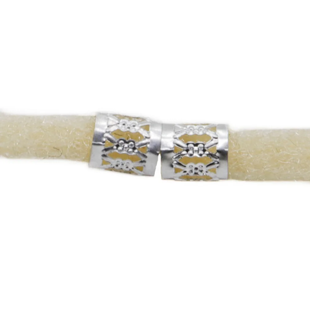 

300pcs Rings Hair Cuffs Aluminum Accessories Durable Dreadlocks Braiding Dread Locks Ring Beads Hair Cuffs Extensions