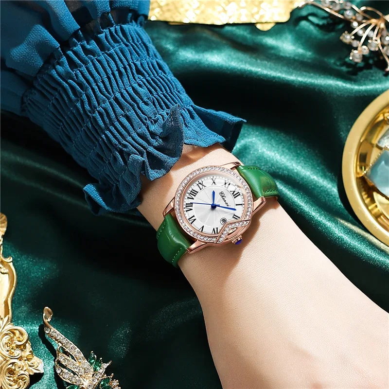 CHENXI 328 nuevo diseño de llegada reloj de pulsera informal de moda pulsera Simple elegante señoras estudiante chica relojes de cuarzo para mujeres