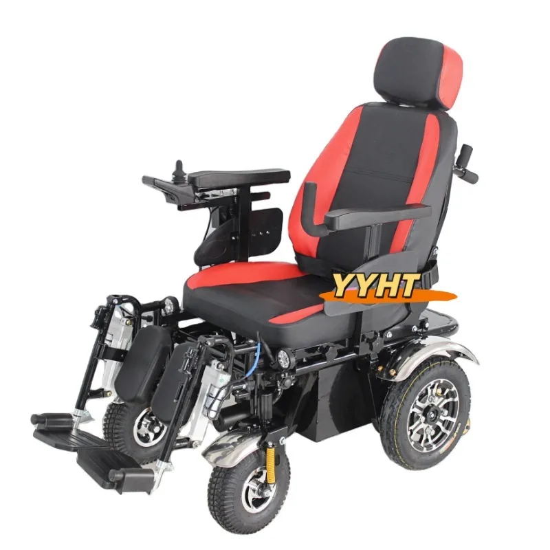 

Standing Assist Electric Recliner Wheelchair Reclining off Road Automatic Operating Electric Wheelchair