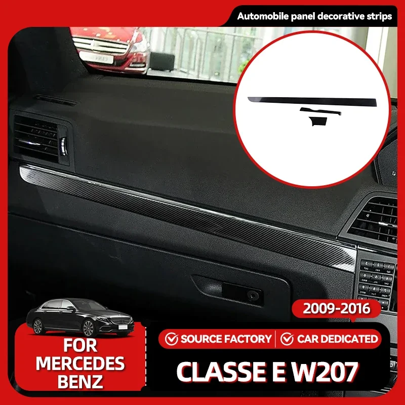 

Hot Styling Mouldings RHD Car For Mercedes Benz E Class Coupe W207 C207 2009-2016 Dashboard Panel Trim Strips Decoration Sticker