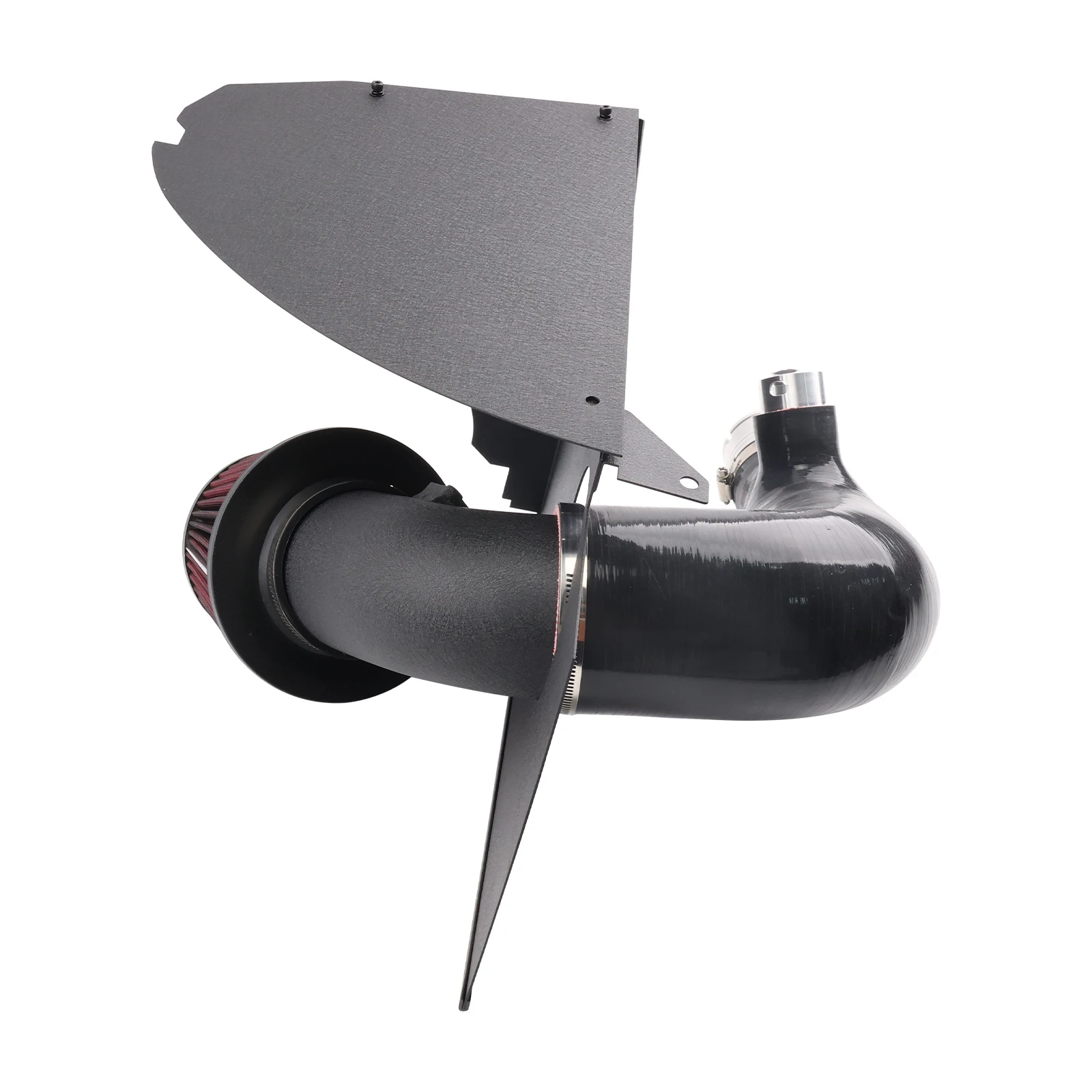 طقم مدخل هواء بارد أسود لـ 2019-2022 BMW 320I 330I G20 G21 2.0L L4 B48 أنبوب مدخل توربو المحرك #4