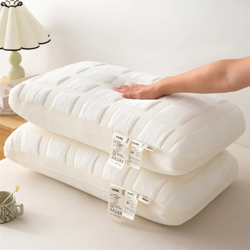 1PCS new three-dimensional adult neck pillow super soft knitted cloud bread pillow single piece