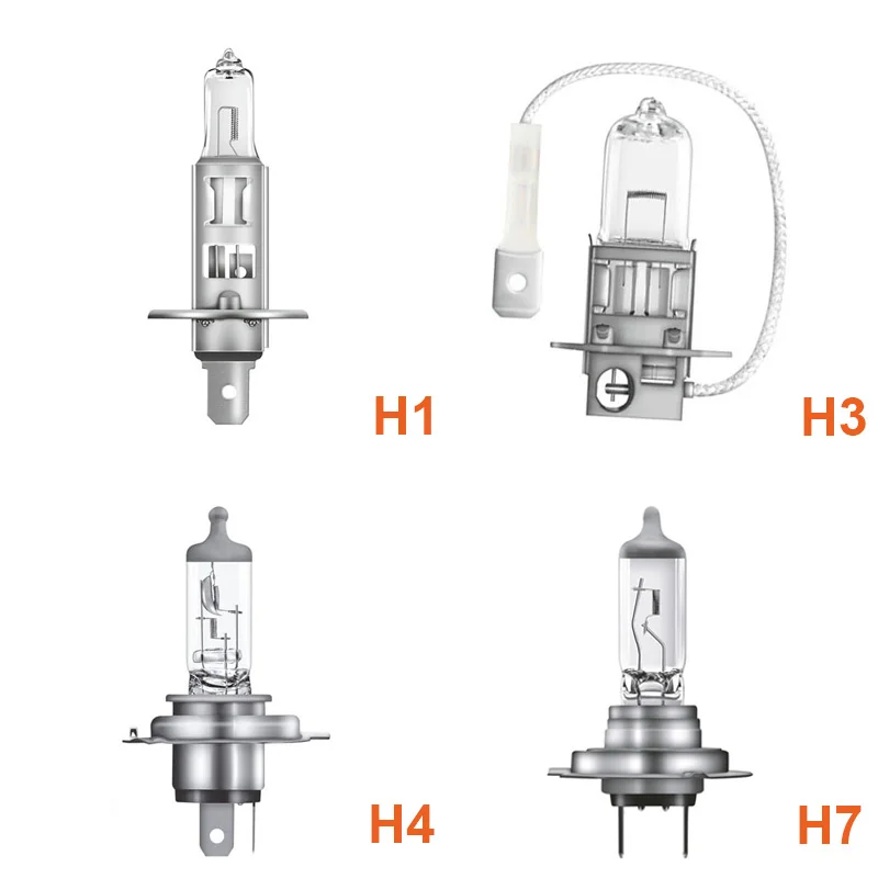 OSRAM-bombilla halógena para faro delantero de coche, lámpara antiniebla, 2 piezas, H1, H3, H4, H7, 3200K, 12V, línea Original, color amarillo, OEM,