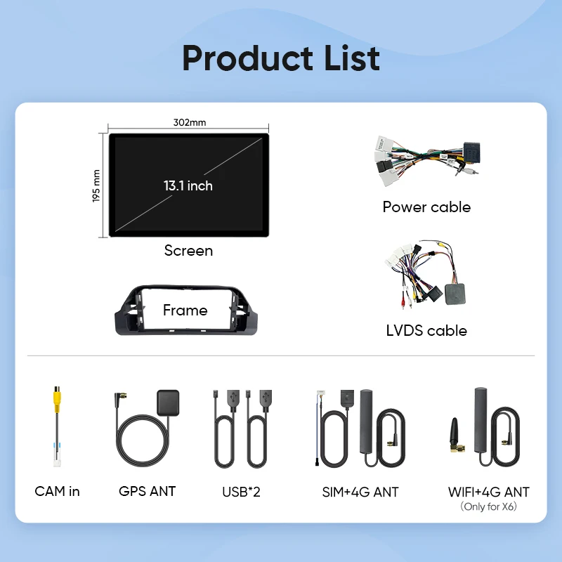 Ainavi 13.1 Inch For Toyota RAV4 2019 2020 2021 2023 2025 XA50 HDMI 2K Car Radio Carplay Wireless Android Auto 4G Car Multimedia