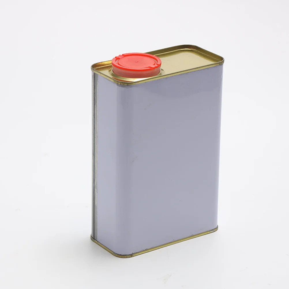 

Empty Paint Container Old Tins Tinplate Bucket Portable Jar Rectangle Leftover Can