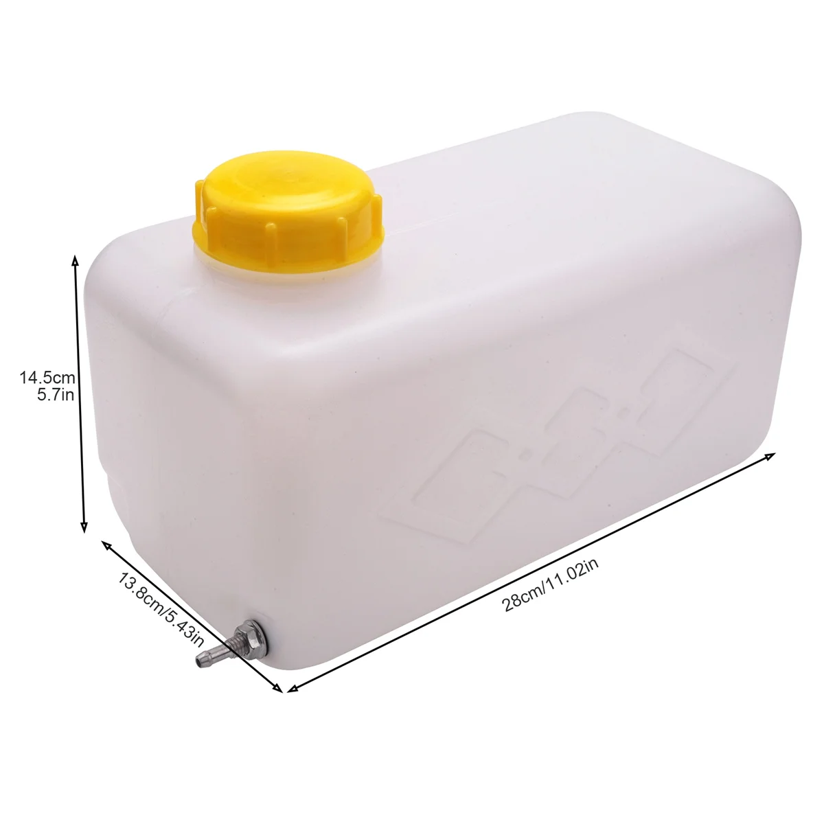 5.5L Plastic Air Parking Heater Fuel Tank Gasoline Oil Storage for Truck Caravan Fuel Oil Gasoline Tank