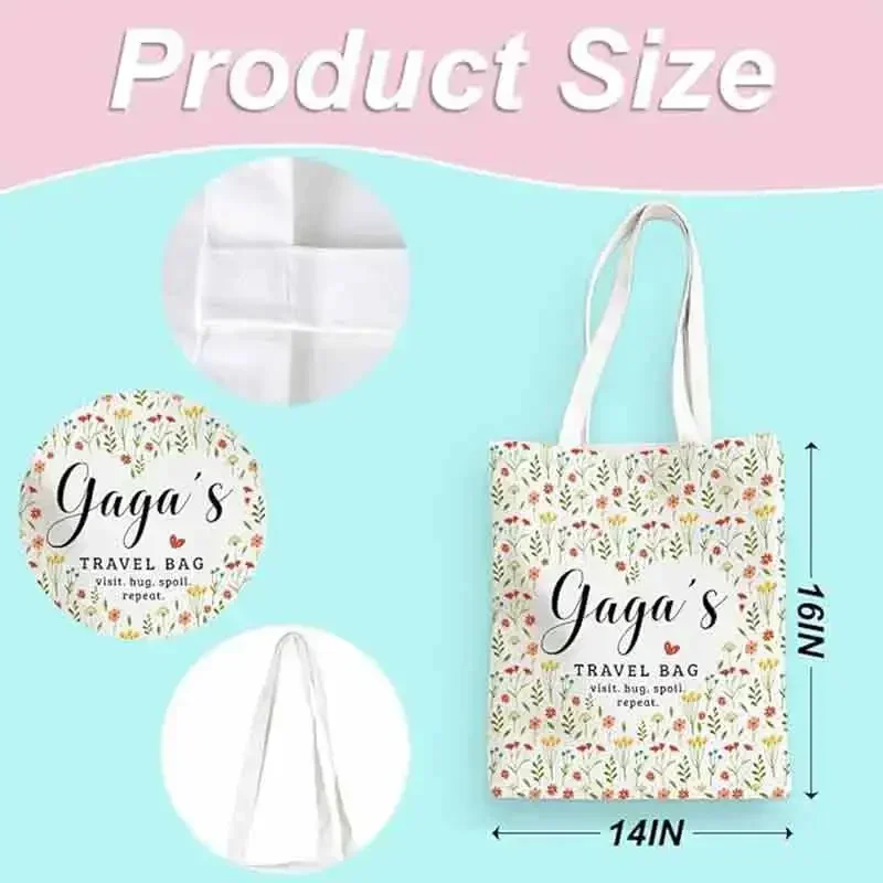 WJ01 Beach Bag Grandma Gifts Retriement Mothers Day Christmas Birthday Gifts