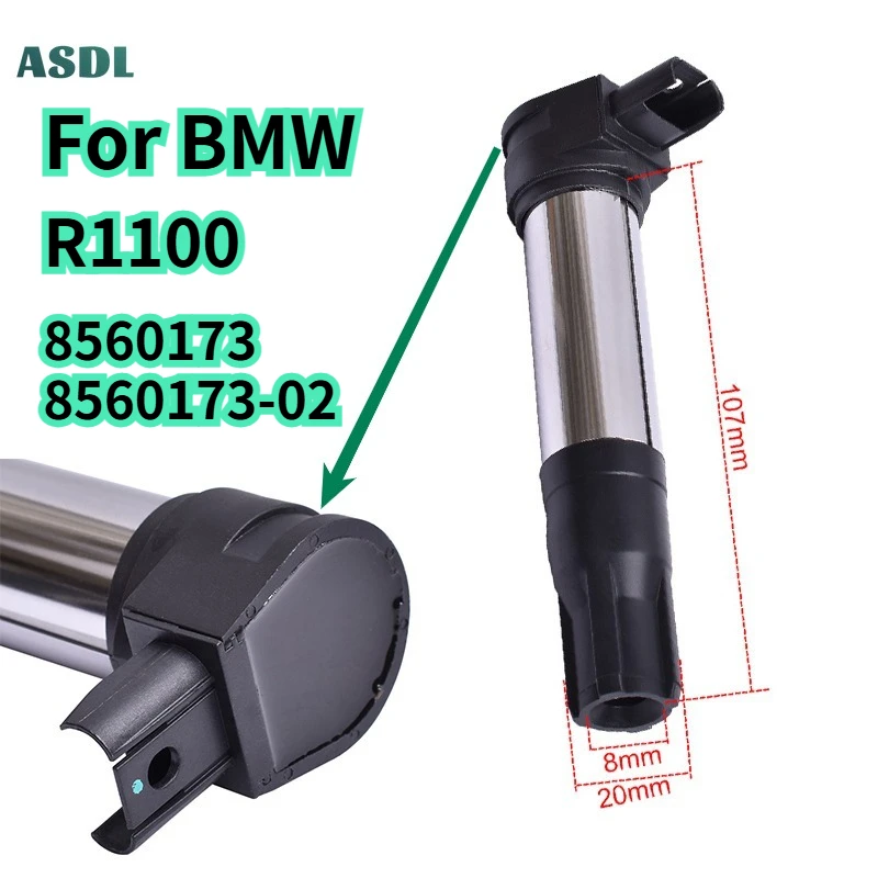 8560173 Motorcycle Ignition Coil for BMW R1100 R 1100 Spark Plugs Caps Replace 8560173-02 Motorcycle Parts R1100 S R1150 R1200