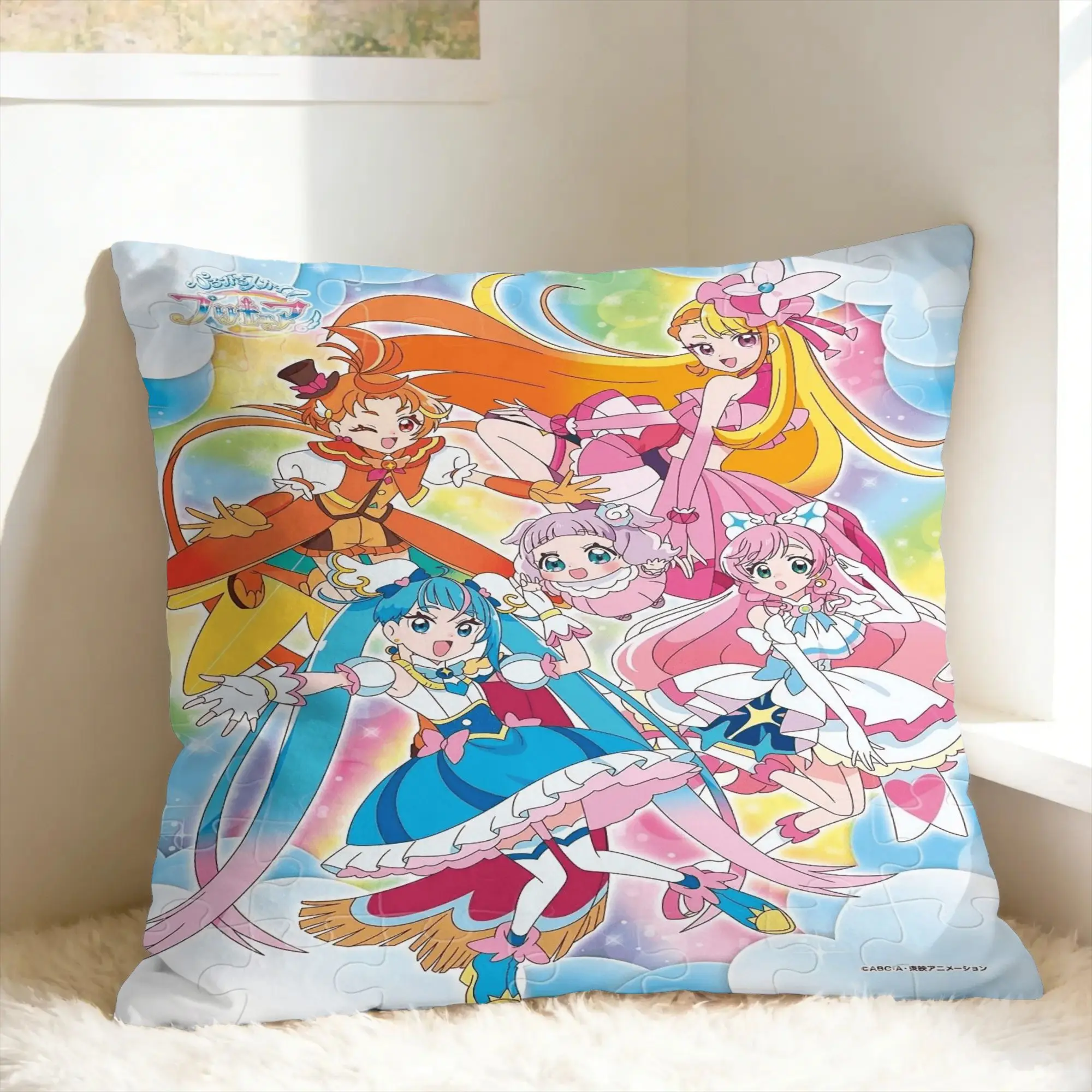 Anime Sky P-Precure Pillow Cover  Comfy Cushion Cover Cute Funny Pillow Case For Sofa Car Home Decor