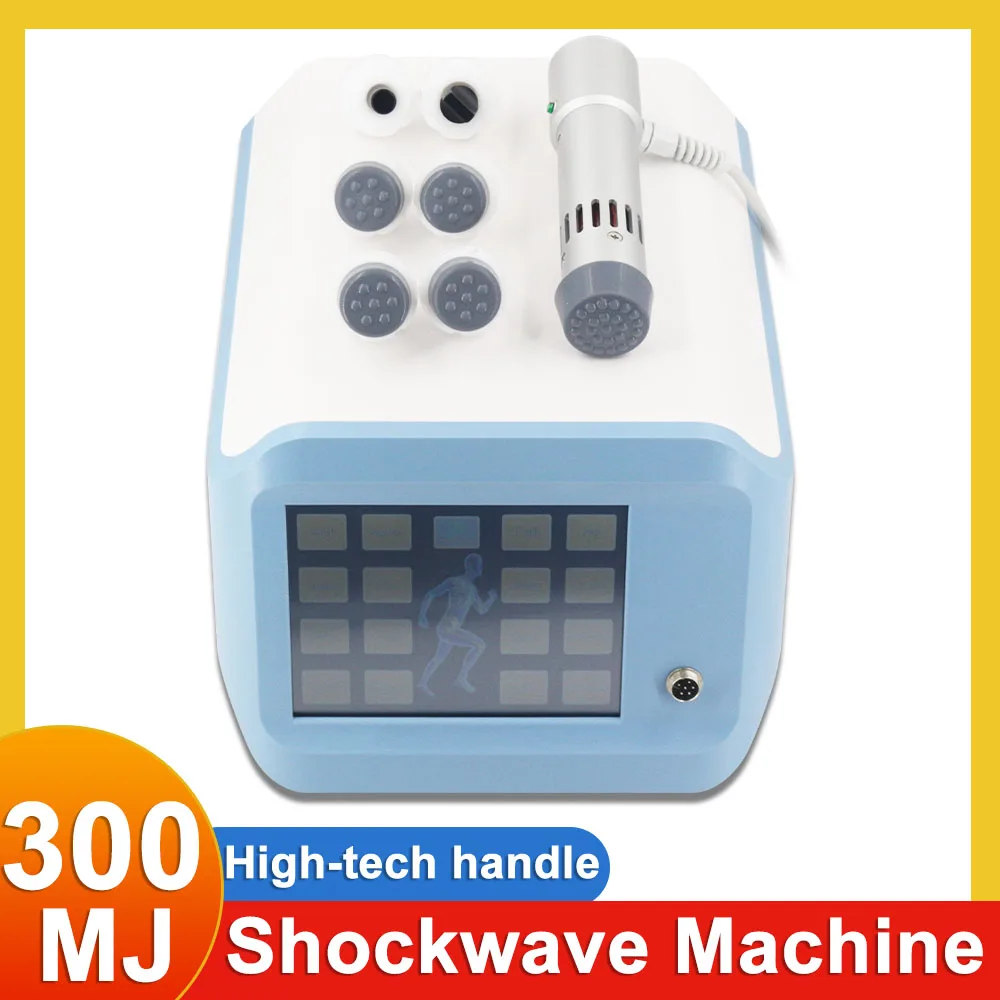 New Shock Wave Therapy Machine With 7 Heads Body Massage Massager Physiotherapy Shockwave Therapy Device Pain Relief