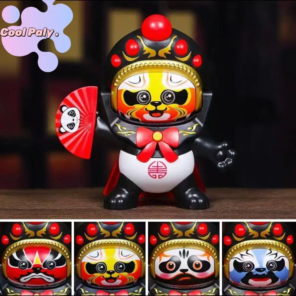 

Face Change Sichuan Face Changing Doll Plastics Chinese Style Face Changing Panda Doll DIY Crafts Sichuan Opera