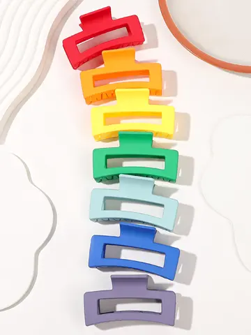 7 पीस बड़े हेयर क्लॉ क्लिप 3.4 10 best sales पंजा क्लिप मुफ़्त शिपिंग - №1