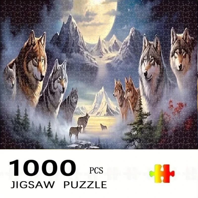 Home Decor Under 1000 - Puzzle Jigsaw 1000 Potong Puzzle Pegunungan