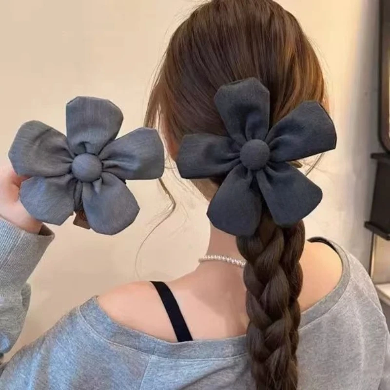 Koreanischer Haarschleifen-Clip mit Pony-Haarspange, Neuer Atemberaubender Seiten-Haarclip, Hochwertiges Elegantes Haaraccessoire, Frischer Süßer Stil
