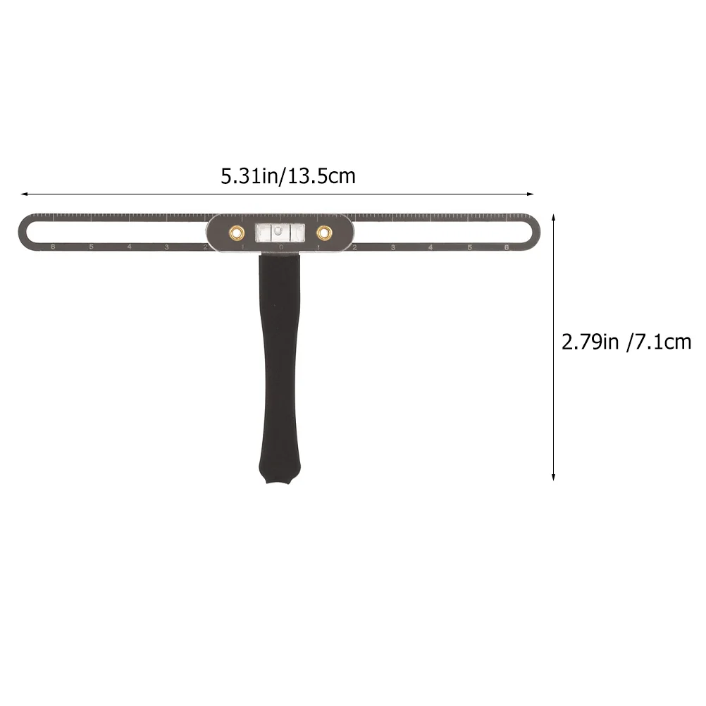 1 قطعة T-تصميم الحاجب Microblading حاكم الفولاذ المقاوم للصدأ المحمولة الحاجب رسم الخرائط أداة لتقوم بها بنفسك تحديد المواقع الحاجب