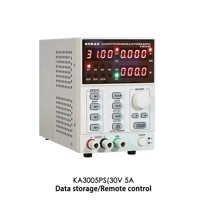 

KORAD KA3005PS 30V 5A Industrial Power Module with Memory Presets & Dual Interfaces