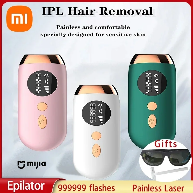 

Xiaomi mjia 2024 New Laser Epilator IPL Hair Removal for Women 999999 Flash Permanent Painless Body Photoepilator Depilador