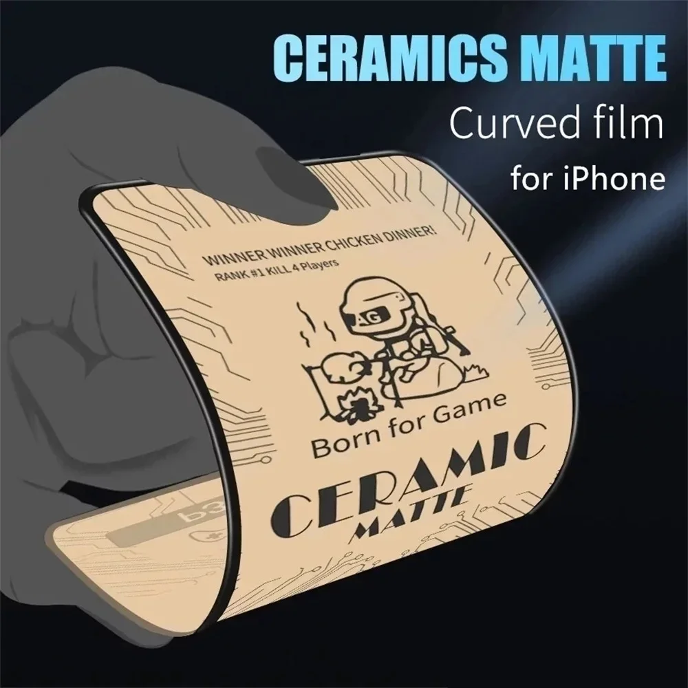 5PCS Matte Ceramic Film For Samsung S25 Ultra S23 Plus S22 S21 S20 FE Screen Protector For Samsung S24 Ultra S25 S23 Soft Film