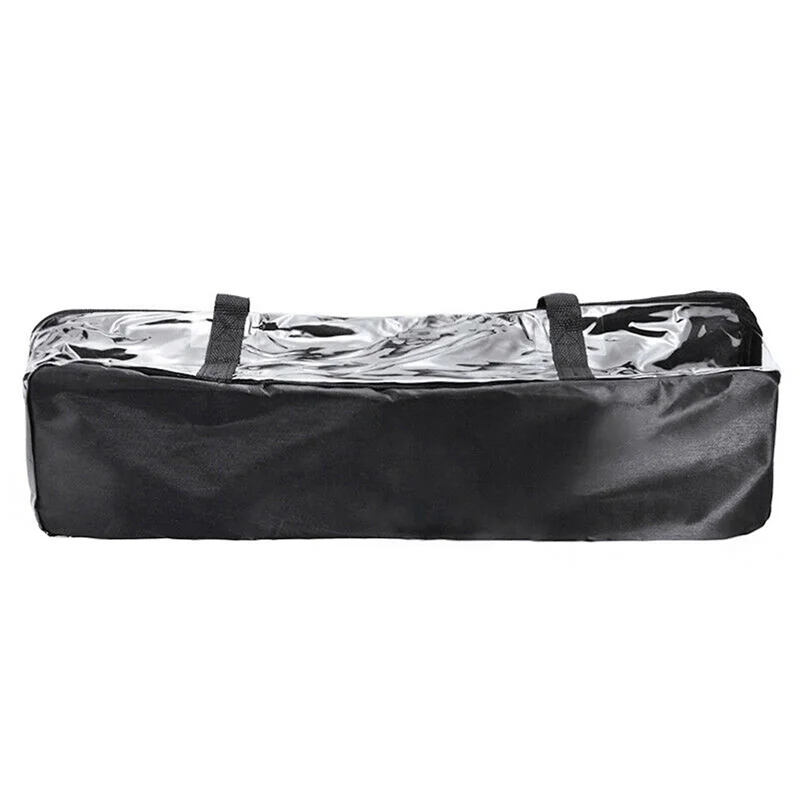 

A008 4X Large Clear Holds DVD CD Storage Holder Easy Zip Closure Carry Bag Organizer