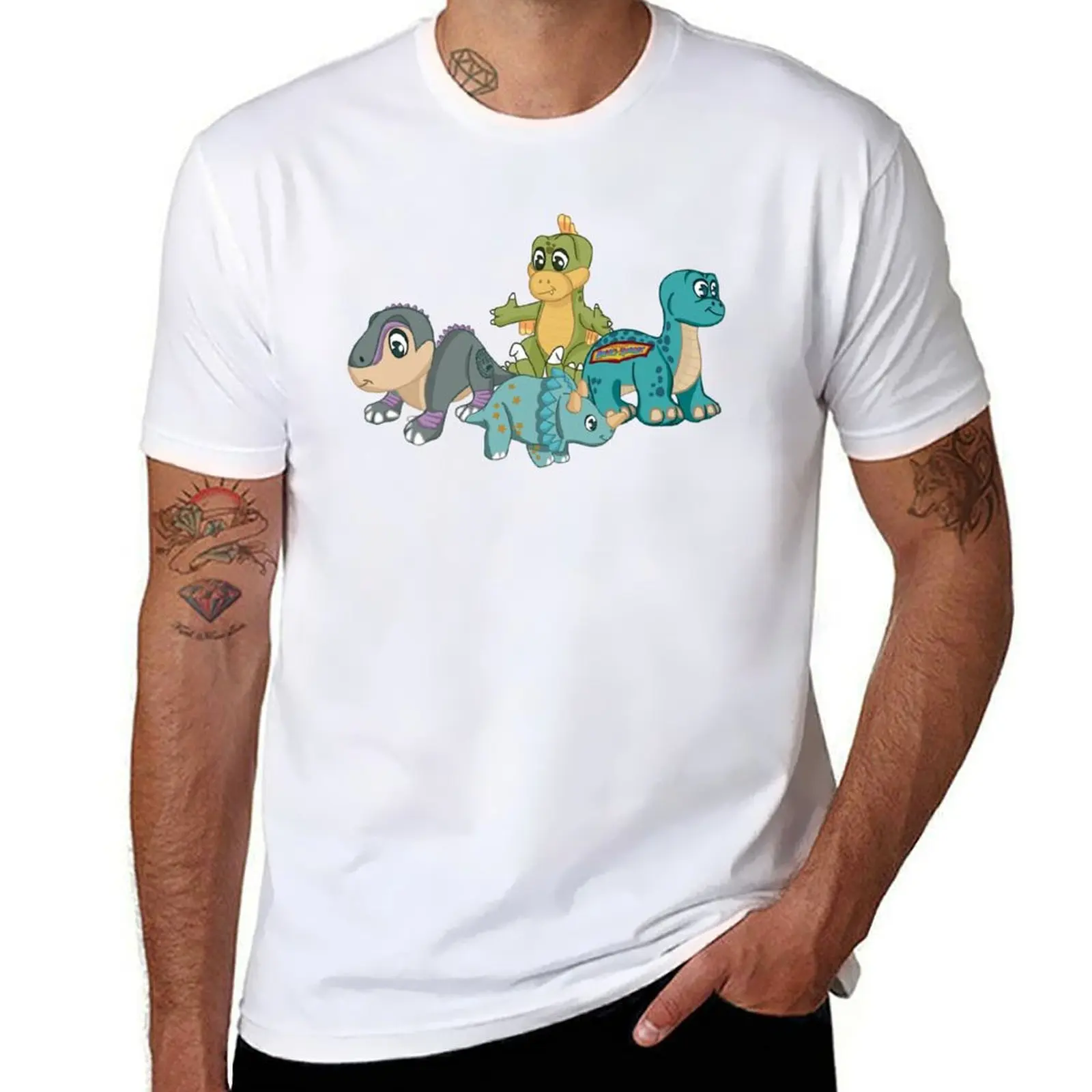 

Dino Rama Games Plush T-Shirt t shirt custom print man t shirts high quality luxury brand T-Shirt