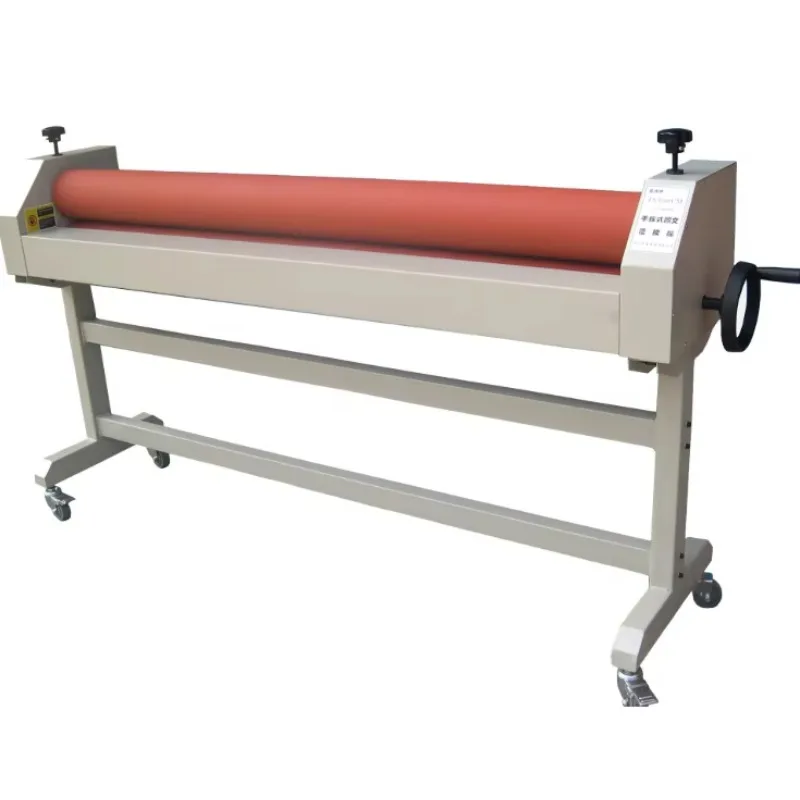1.6/1.3m Manual Hand Cold Roll PVC Laminating Machine for Printing Making Film Poster Photo