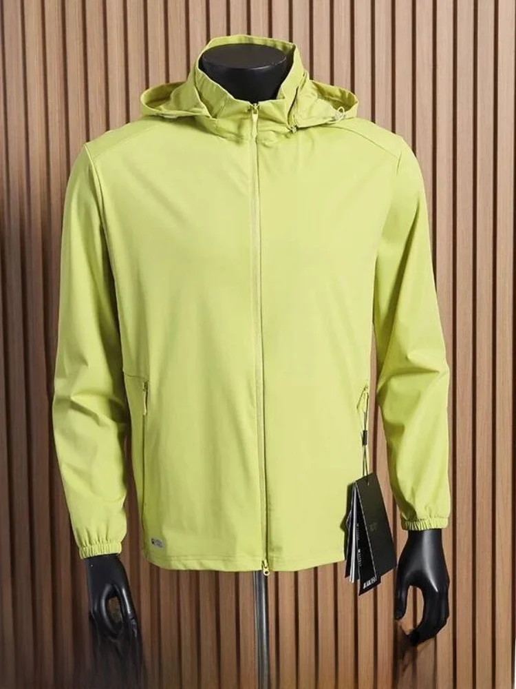 

Outdoor Ice Silk Skin Jacket UPF100 UV Protection Men's Women's Quick Dry Elastic Summer Coat Casual Style Long Sleeve Zipper