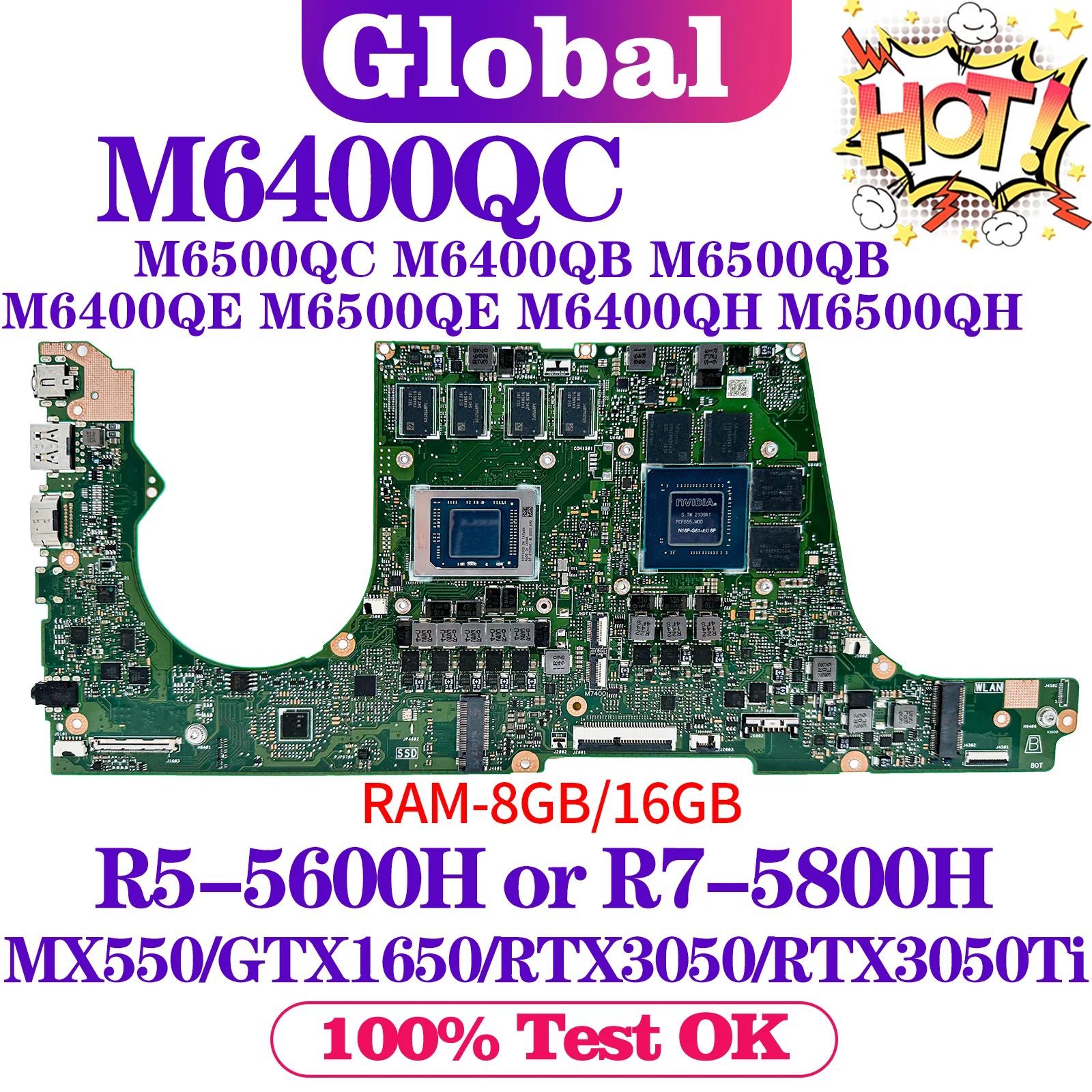 

Материнская плата KEFU M6400QC Материнская плата ASUS M6400QB M6400QE M6400QH M6500QC M6500QB M6500QE M6500QH D6400Q D6500Q для ноутбука R5 R7