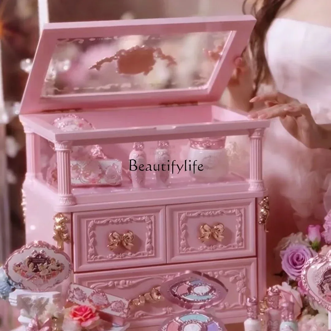 

Flower Know Midsummer Night Series Allin Large Gift Box, Jewelry and Skin Care Products Storage Cabinet without Makeup