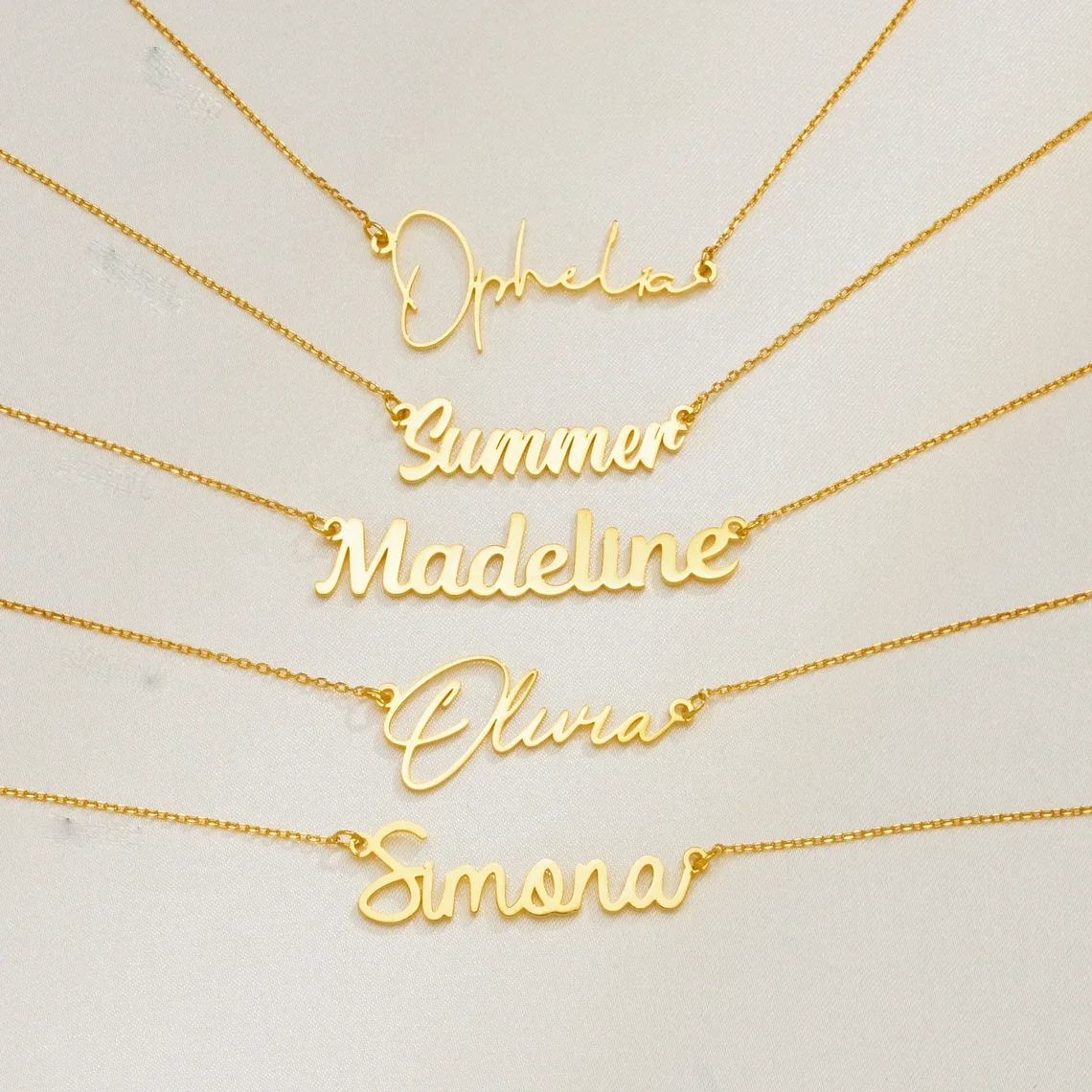 Custom Name Necklace for Women Personalised Cursive Letter Pendant Stainless Steel Jewelry Men Chain Choker Collar Personalizado