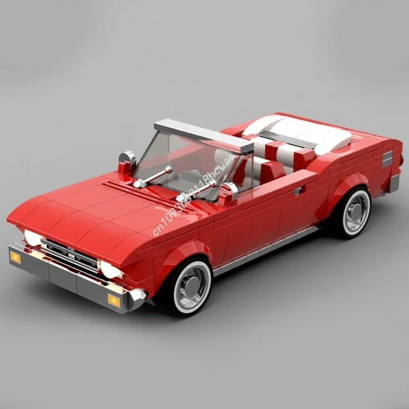 

300pcs MOC 1964 Fordss Falcon Futura convertible City Champions super car Building Blocks Christmas Gift Educational Project