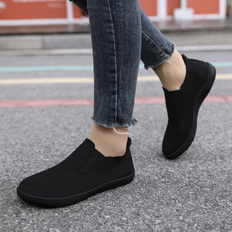 Fujeak Women's Casual Shoes Mesh Woman Loafers Flat Platforms Female Shoe Wedges Ladies Shoes Sports Running Sneakers