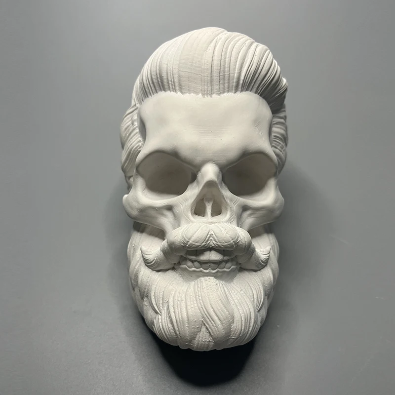 Halloween creative art skull trendy ornaments plaster statue desktop gift bar decoration