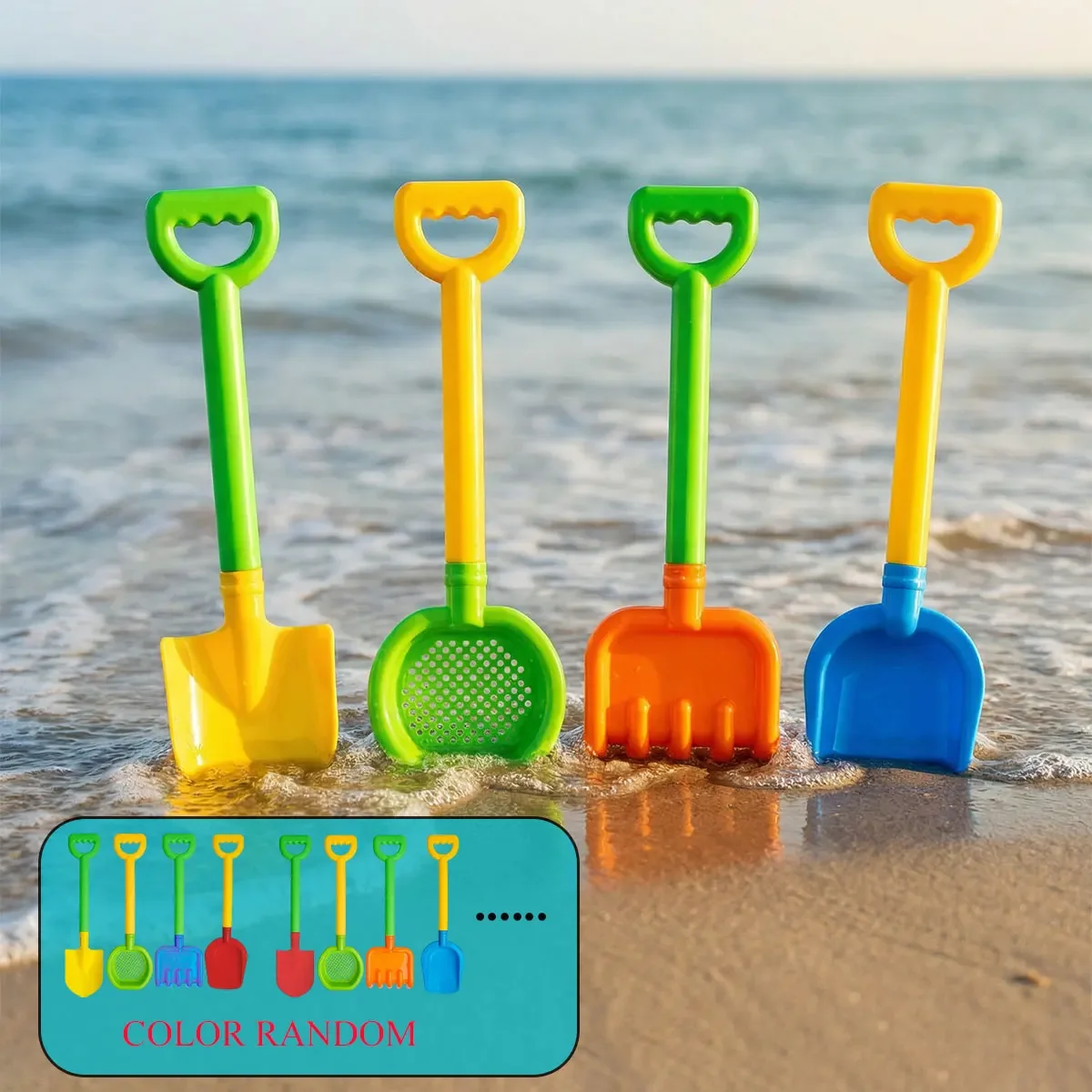 

Детская пляжная лопатка-экскаватор (35 см/13,78 дюйма) для копания песка и снега, игрушка для игр на улице, в воде, подарок для детей