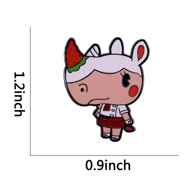 ألعاب أنيمي الكرتون المينا دبابيس الحيوانات معبر بروش معدني شارة مجوهرات الأزياء الملابس قبعة ظهره الإكسسوارات الهدايا #2