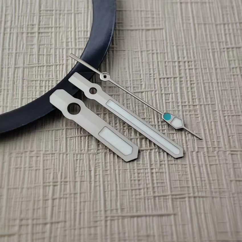 NH35 Hands NH36 hands watch accessories silver needle green luminous pointer suitable for NH35/NH36/4R/7S movements