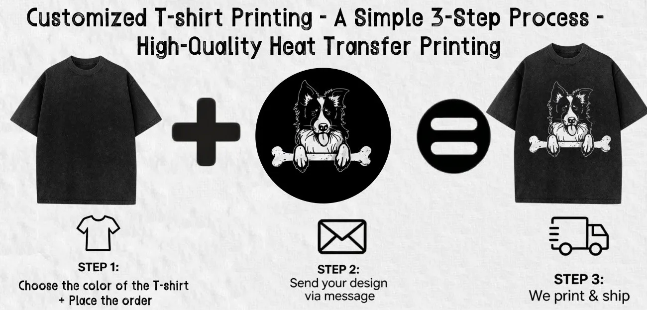 Custom Dog Mom Pet Parent Identity T‑Shirt Partial Double Sided Daily Casual Tee