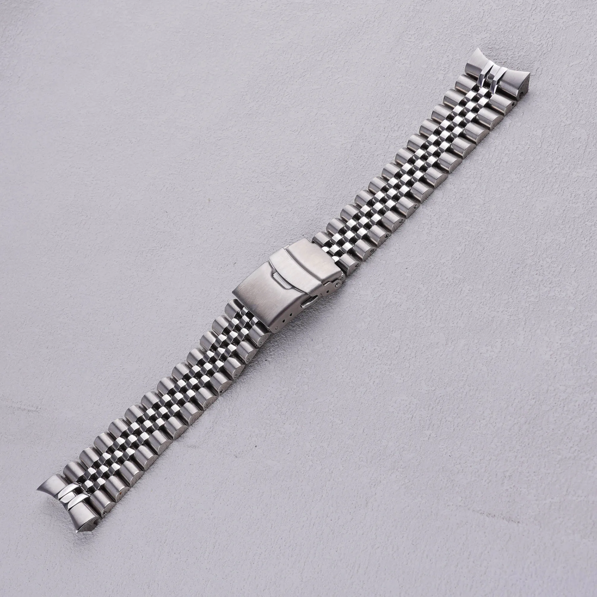 

For Casio MDV106 22mm Jubilee Watch Band Strap Bracelet By Rolamy — Solid End & Screw Links [NOT Seiko/Rolex/Orient]
