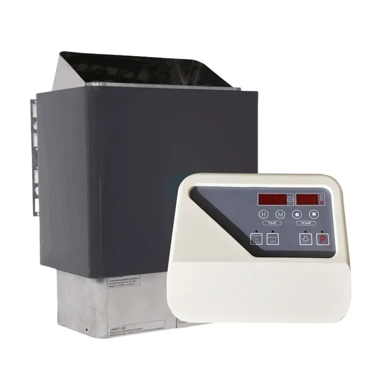 Stainless steel sauna furnace external control digital display wall-mounted heating furnace equipment