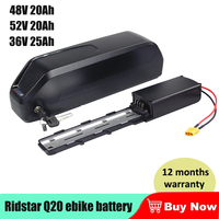 ALX Hailong ebike battery Down Tube Li-ion 48v electric bicycle batterie for 1000w 1040w motor for Ridstar Ouxi V8 Q20 E-bike