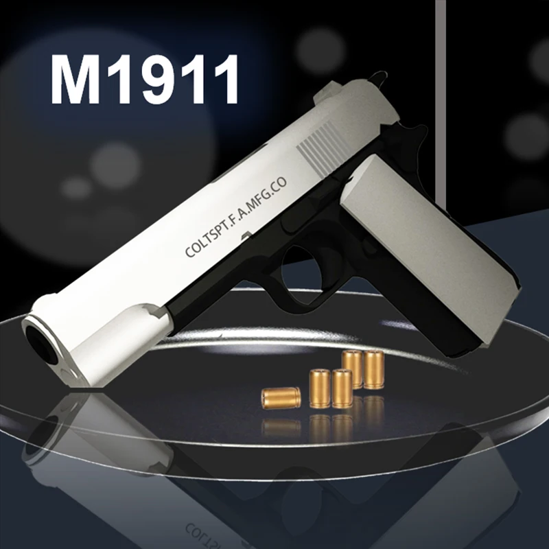 G18 Airsoft Pistol CS Shooting Weapons Gun Toy Shell Ejection Soft Bullet Toy Gun For Teen Boys (Continuous Emission)