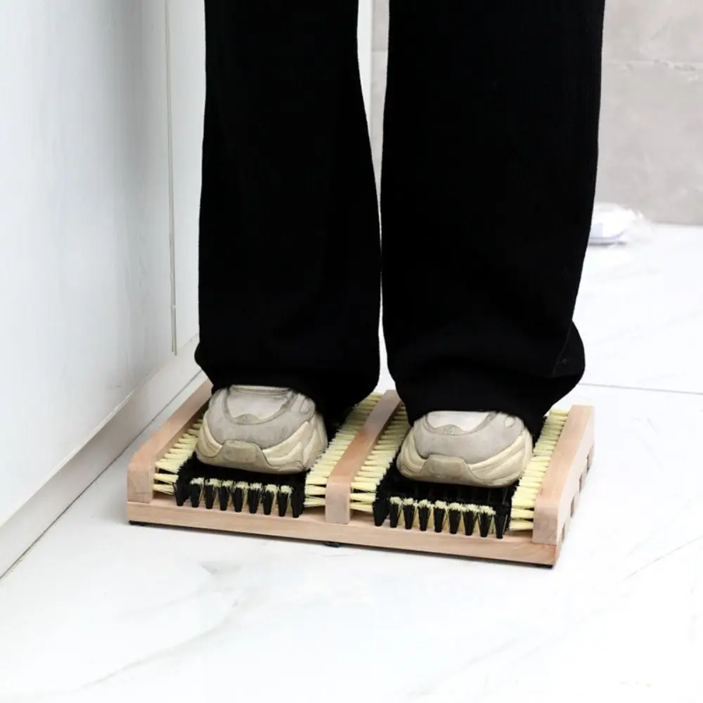 All-Weather Outdoor Shoe Cleaning Brush Nylon Bristles Easy To Clean Patio Shoe Brush Multifunctional Durable
