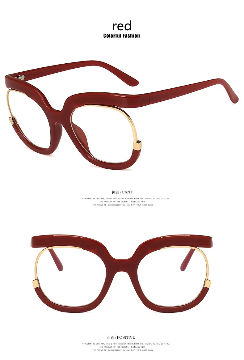 Leopardenmuster, rot, übergroß, quadratisch, Lesebrille für Damen, Anti-Blaulicht, 2022, modisch, Computer-Brille, Rahmen, Sehentfernung – Detail 10