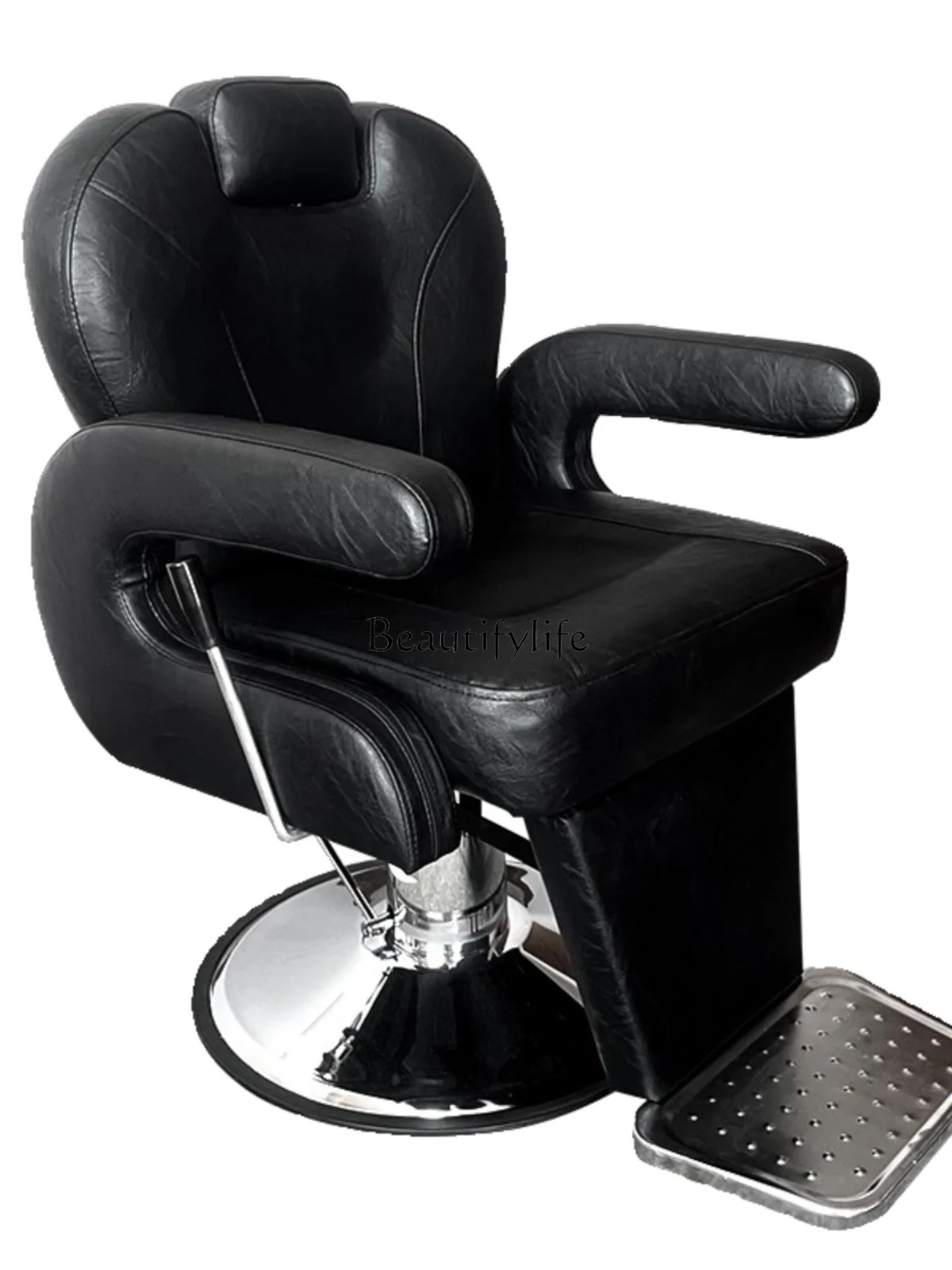 Put down Shaving Chair Barber Shop Lifting Hair Care Head Treatment Scraping Salon Chair